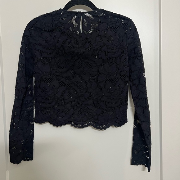 Sandro two piece lace long sleeve top and skirt - size 1 - Picture 10 of 16